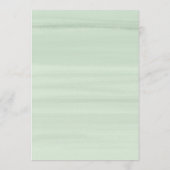 Aquarellfarben Blume Gold-Glitzer-Ratschläge für E Hinweiskarte (Rückseite)