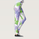 Aquarellfarben-Blume Leggings (Rechts)