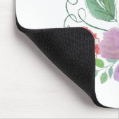 Aquarellfarben-Blume. Mousepad (Ecke)