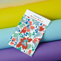 Aquarellfarben Blume Necklace Erring Juwelen