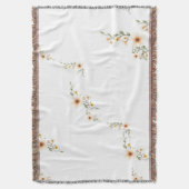 Aquarellfarben Blume Niedlich Minimalistisch Decke (Vorderseite Vertikal)