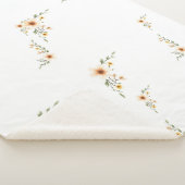 Aquarellfarben Blume Niedlich Minimalistisch Sherpadecke (3/4)