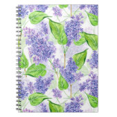 Aquarellfarben-Blume Notizblock (Vorderseite)