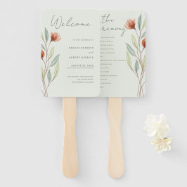 Aquarellfarben Blume Pastellgrün Fächer