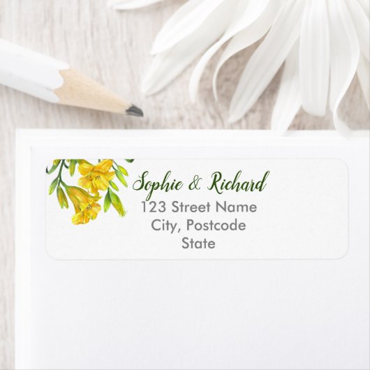 Aquarellfarben Blume Portrait Illustration (Insitu)