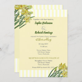 Aquarellfarben Blume Portrait Illustration Einladung