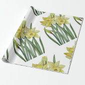 Aquarellfarben Blume Portrait Illustration Geschenkpapier (Ungerollt)