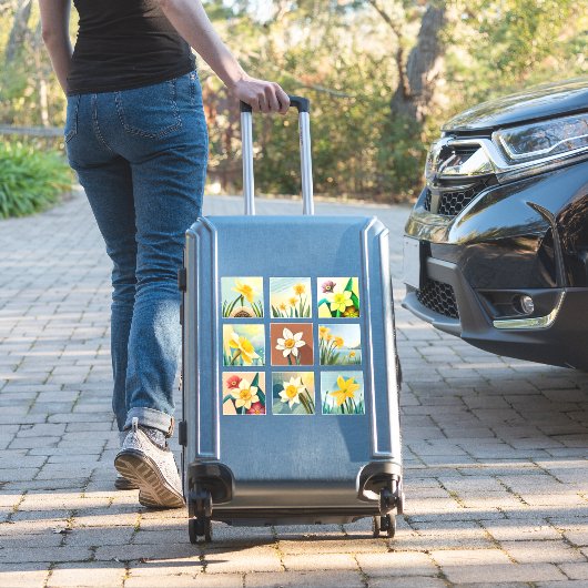 Aquarellfarben Blume Scrapbook Aufkleber (Koffer Insitu)