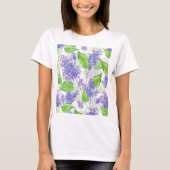 Aquarellfarben-Blume T-Shirt (Vorderseite)