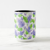 Aquarellfarben-Blume Tasse (Zentrum)