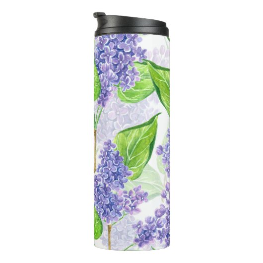 Aquarellfarben-Blume Thermosbecher (Nach rechts gedreht)