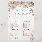 Aquarellfarben-Blume Was ist in eurem Purse-Spiel? (Vorderseite)