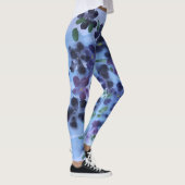 Aquarellfarben-Blumendesign Leggings (Rechts)