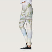 Aquarellfarben-Blumendesign Leggings (Links)