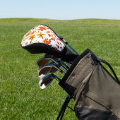 Aquarellfarben Blumendruck Golf Headcover (In SItu)