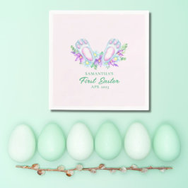 Aquarellfarben Blumenzwiebeln Osterpapier Napkin Serviette