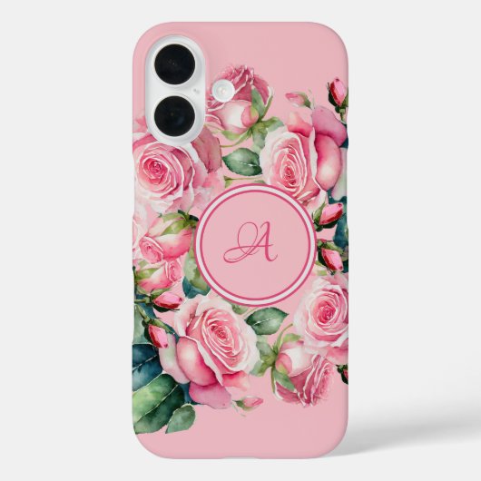 Aquarellfarben Blushing Bloms Case-Mate iPhon iPhone Hülle (Rückseite)