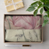 Aquarellfarben Blütenrosa und Blau Seidenpapier (Geschenk)