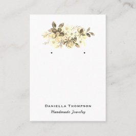 Aquarellfarben Boutique Schmuck Ohrring Display Visitenkarte