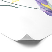 Aquarellfarben - Brautparty-Begrüßungszeichen Poster (Ecke)