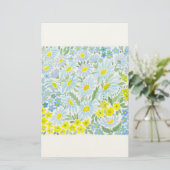 Aquarellfarben Briefpapier (Stehend Vorderseite)