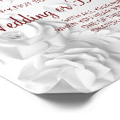 Aquarellfarben Clothespin Brautparty-Spielzeichen Poster (Ecke)