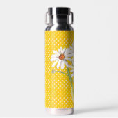 Aquarellfarben-Daisy-Bouquet auf gequilten Punkten Trinkflasche (Vorne)
