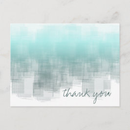 Aquarellfarben - Dankeschön an YouTeal ID774 Postkarte