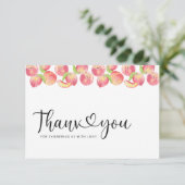 Aquarellfarben Dankeschön-Karte Dankeskarte (Stehend Vorderseite)