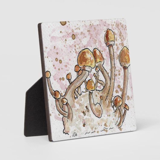 Aquarellfarben-Dekor mit Aasel-Effekt Fotoplatte (Vorderseite)