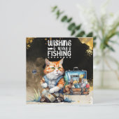 Aquarellfarben der Angelkarte (Stehend Vorderseite)