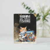 Aquarellfarben der Angelkarte Postkarte (Stehend Vorderseite)