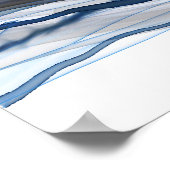 Aquarellfarben-Design ergänzen Ihre Angebotswandku Poster (Ecke)