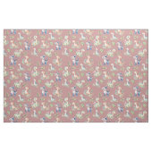 Aquarellfarben-Dinosaurier auf dunkler Rose rosa Stoff (Fat Quarter (45,7 x 55,9 cm))