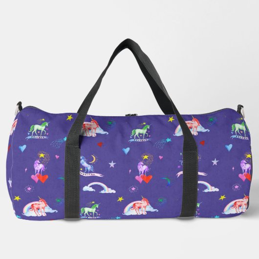 Aquarellfarben Duffle Bag (Vorderseite)