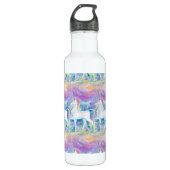 Aquarellfarben Edelstahlflasche (Vorderseite)