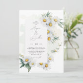 Aquarellfarben Einladung (Stehend Vorderseite)