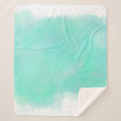 Aquarellfarben elegant sherpadecke (Vorderseite)