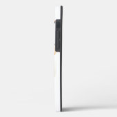 Aquarellfarben Elegantes Hummingbird Monogramm mit Case-Mate iPhone Hülle (Rückseite / Links)