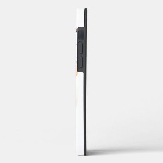 Aquarellfarben Elegantes Hummingbird Monogramm mit Case-Mate iPhone Hülle (Rückseite / Links)