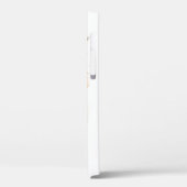 Aquarellfarben Elegantes Hummingbird Monogramm mit Case-Mate iPhone Hülle (Rückseite / Links)