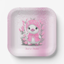 Aquarellfarben Entenrosa Blume Papierplatte