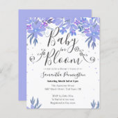 Aquarellfarben Extravagantes Script Baby in Bloom  (Vorne/Hinten)