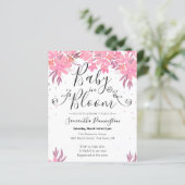 Aquarellfarben Extravagantes Script Baby in Bloom (Stehend Vorderseite)