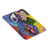 Aquarellfarben Fantasy Dimensions Woman Opal Surre Magnet (Rechte Seite)