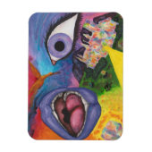Aquarellfarben Fantasy Dimensions Woman Opal Surre Magnet (Vertikal)