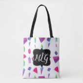 Aquarellfarben Farben farbenfrohe Galaxie Farben Tasche (Vorderseite)