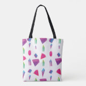 Aquarellfarben Farben farbenfrohe Galaxie Farben Tasche (Rückseite)