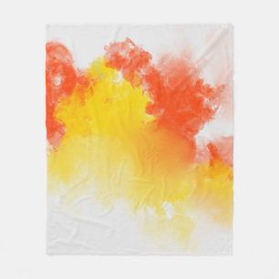 Aquarellfarben - Farben zusammenfassend Fleecedecke