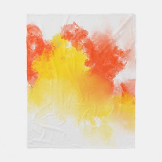 Aquarellfarben - Farben zusammenfassend Fleecedecke (Vorderseite)